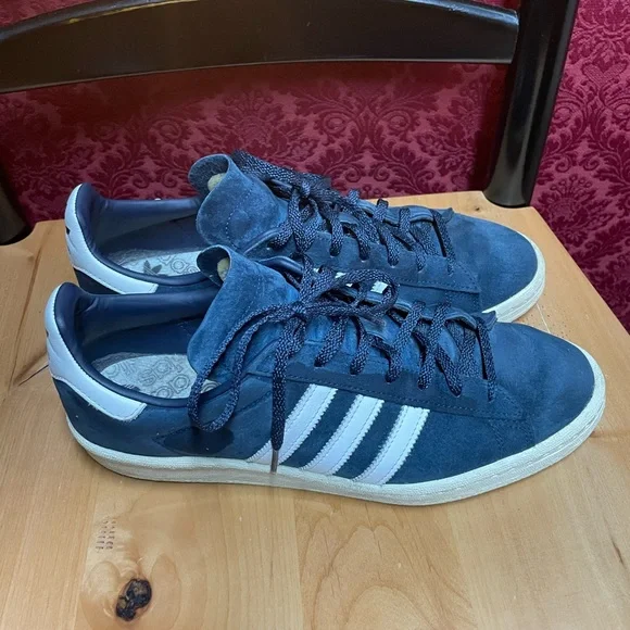 Adidas Blue Suede Campus 80’s Men’s size 10 - Picture 5 of 9